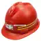 Mũ bảo hiểm an toàn tiêu chuẩn quốc gia mới mũ ba c của thợ mỏ có thể được trang bị mũ bảo hiểm nhẹ ABS công trường mỏ thắt lưng làm việc mùa hè nam cao cấp 