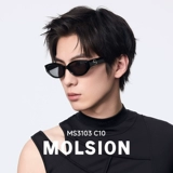 Mosen Glasses Zhao Liing те же солнцезащитные очки для женских ультрафиолетовых эллиптических кошачьих глаз Поляризованные солнцезащитные очки для мужчин MS3103