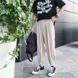 Осенние трендовые штаны, в корейском стиле, свободный крой