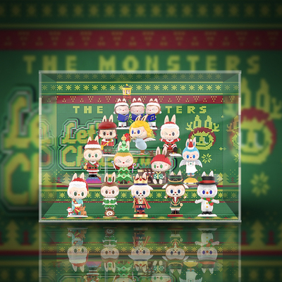 taobao agent [Can't move] Bubble Mart Labubu Together Christmas Series Tide Blind Blind Display Box