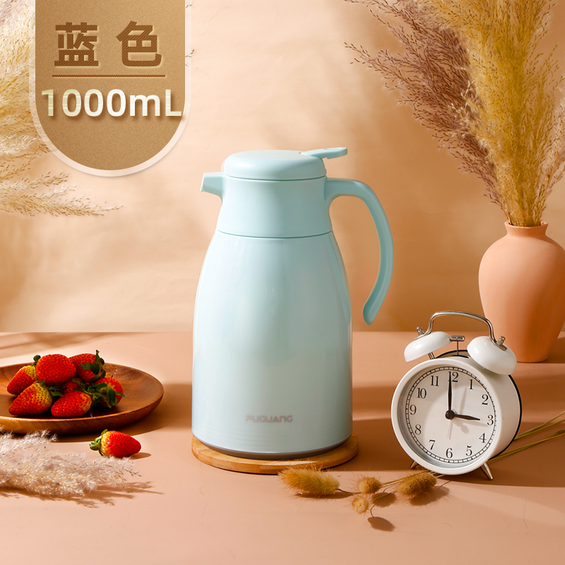 富光 便携玻璃内胆保温水壶 1L 34.9元（需领券） 