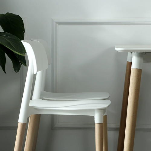 Hokeson Custom Staul Sffore маленький квартира для обеденного кресла с посадкой в ​​деревянные AE без кресла, современный минималистский дом