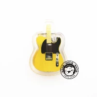 Телевая электрогитара светло -желтый около 4 см длиной