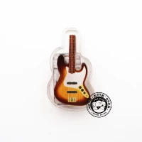 Темно -коричневый джазовый бас длиной около 4 см