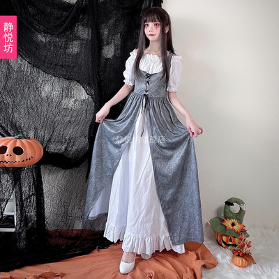 taobao agent Traditional European Beer Clothing Maid Palace Clothing Long Skirt Halloween Pastoral Stage Performance Services Medium Ages