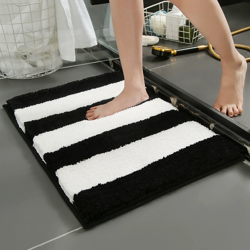 Двухцветный ковер, нескользящий коврик для домашнего использования для гостиной, хорошо впитывает воду