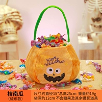 Модель бархатного пакета на оранже