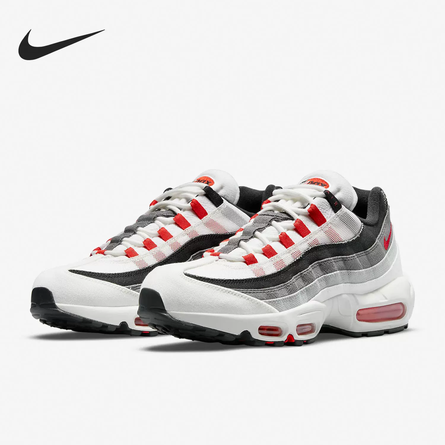 Nike/耐克官方正品Air Max 95男子运动气垫鞋跑步鞋AO2450-101-Taobao