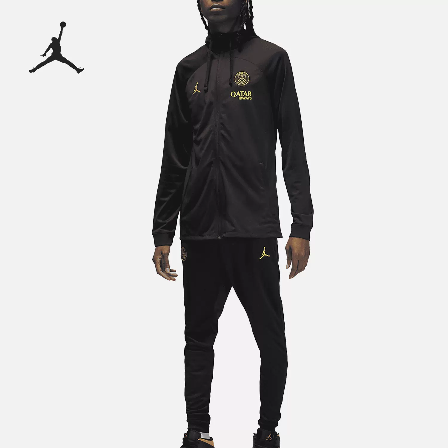 Nike/耐克正品Jordan 巴黎圣日耳曼LOGO 男子休闲运动T恤BQ8385-Taobao