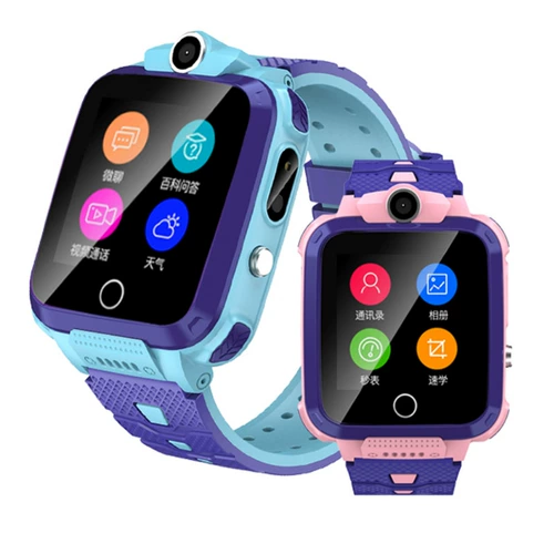 Есть синхронизация с телефоном, умные водонепроницаемые трендовые детские часы для мальчиков и девочек, 4G