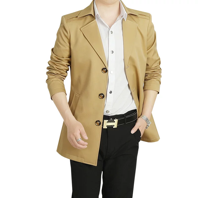 Модный трендовый костюм для отдыха, корейский стиль, Slim fit