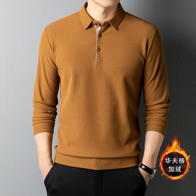 taobao agent Winter polo, warm long-sleeve, colored sweatshirt, jacket, increased thickness