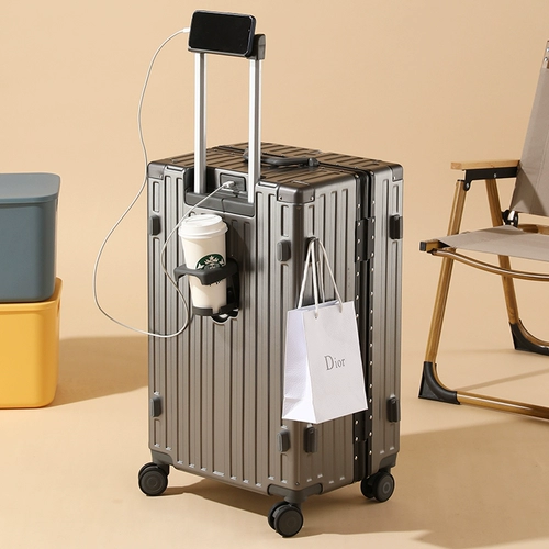 Вместительный и большой прочный чемодан, увеличенная толщина, 28 дюймов