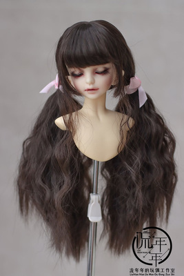 taobao agent [Flowing Year] BJD wig High -temperature silk 1/31/4 MDD bear girl rabbit bean meow fiber fiber