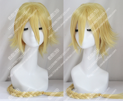 taobao agent Cosplay wigs of Pandora's heart Jack Besa Data long ponytail anime gold wig