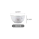 5 -INCH Rice Bowl 2 установлена ​​(золотой цветок)