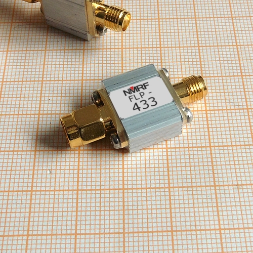 433 МГц Фильтр с низким уровнем роста, RF Coaxial Axis LC, LPF, интерфейс SMA