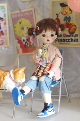 taobao agent 68 Free Shipping BJD Doll Blythe Xiaobu 6 -point Playing Snack Potato Chip Cable Scene Shooting Proper Accessories