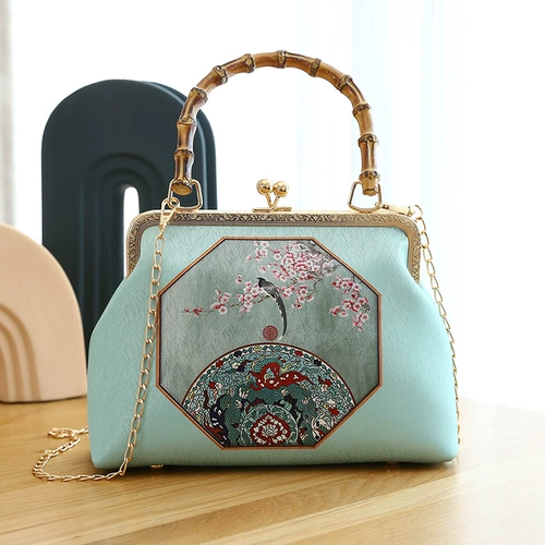 Ципао для матери, сумка через плечо, ретро портативное универсальное ханьфу, китайский стиль, подарок на день рождения