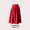 Red large swing skirt