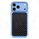 Forged Carbon Fiber Minimalist iPhone Case for iPhone 18 – 17