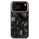 Carbon Fiber Red Accents Shockproof TPU iPhone Metal iPhone Case for iPhone 17, 16, 15, 14 and 13
