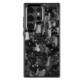 Crushed Carbon Fiber Blue Sparkle Metal iPhone Case for iPhone 17, 16, 15, 14 and 13