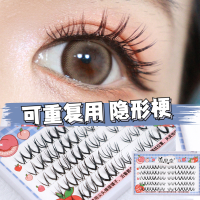 taobao agent Thai makeup fake eyelashes Snow, Snow -type single -clustered fake eyelash girl natural simulation can be repeatedly used FW07
