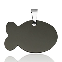 Рыба -в форме черного числа без слов