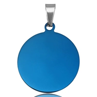 Внешнее отверстие круглый синий пустого без слов