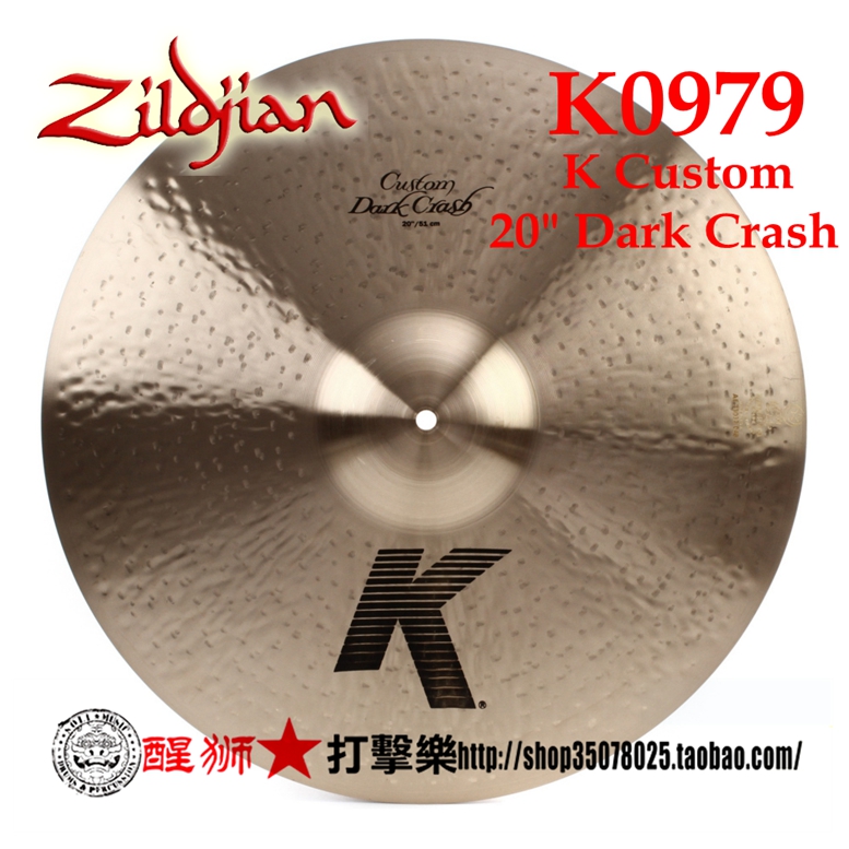 WAKE -LION PENTILER ZILDJIAN K0979 K CUSTOM 20 DARK CRASH MANGING