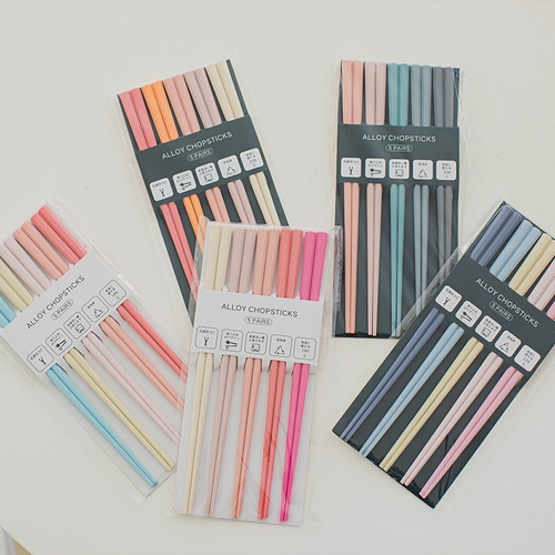 Брендовый металлический комплект, палочки для еды, коллекция 2023, популярно в интернете