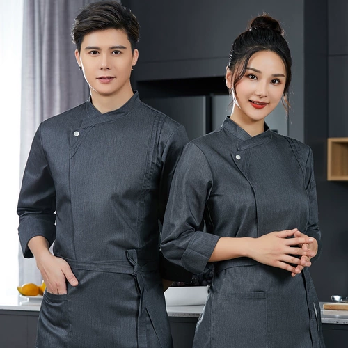 Высокий серый шеф -повар