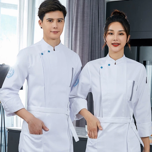 High -Fend Chef Work Olde Long -Catering Catering Hotel Ресторан