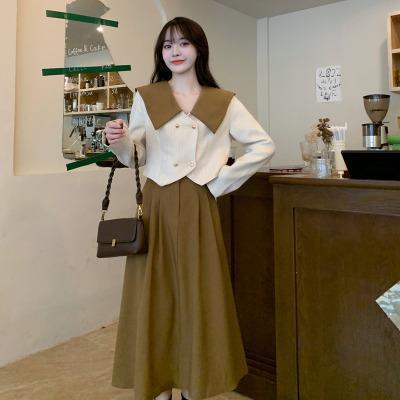taobao agent Fashionable set, plus size, autumn, fitted, Chanel style