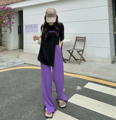 taobao agent Summer set, short sleeve T-shirt, suit, plus size, fitted, high waist