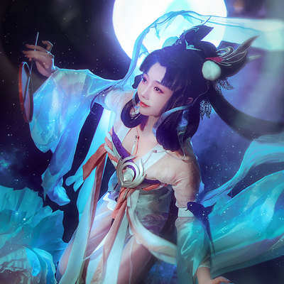 taobao agent FIN -free deposit COS Rental King Cosplay Cosplay Costume Chang'e Ru Meng Ling Anime Anime Demonstration