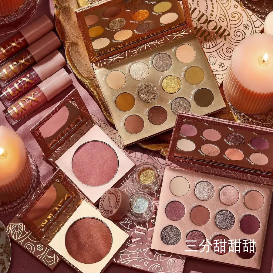 Spot ColourPop Kara Bubble Christmas Boudoir Noir Menage A Muah12 Цвета тени для век