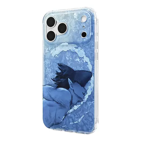Dark Haired Elf Blue Water Anime Phone Case iPhone iPhone Case for iPhone 17, 16, 15, 14 and 13
