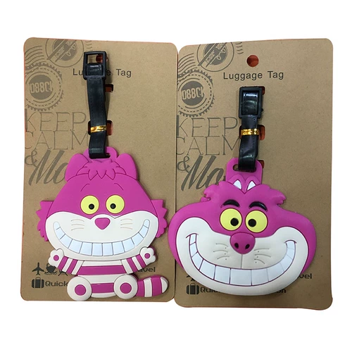 Мультяшная милая багажная бирка, чемодан, подвеска