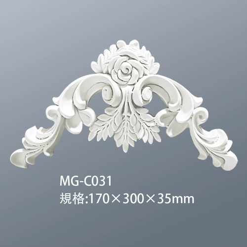 PU Декоративный цветок/PU Fine Carving Decorative Flower/Dece Decorative Flower/PU Exquisite Flower/PU Строительные материалы/Аксессуары PU MG-C031