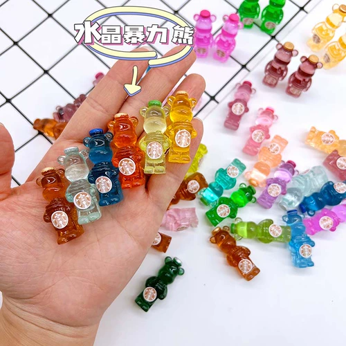 Маленькая реалистичная бутылка, шпильки для волос, детский аксессуар с аксессуарами, «сделай сам»