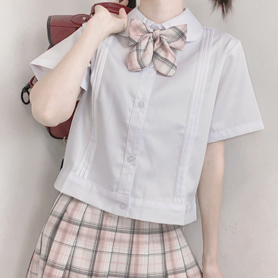 taobao agent Japanese student pleated skirt, short base organ, with short sleeve