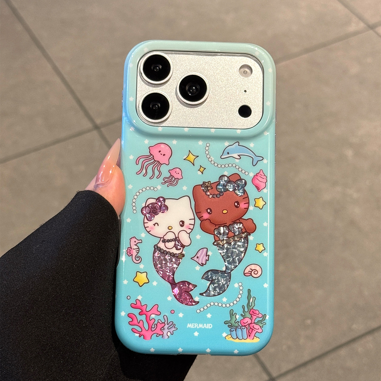 Hello Kitty Mermaid & Friends iPhone Cute Cat iPhone Case for iPhone 13 - 17 - view 7