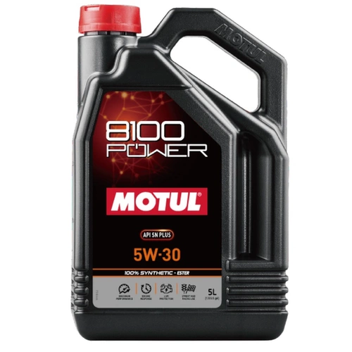 [Новый продукт] Motul 8100 Power 5W30 5L Эфир Эфир Полный синтетический моторный масло длинный эфир производительности