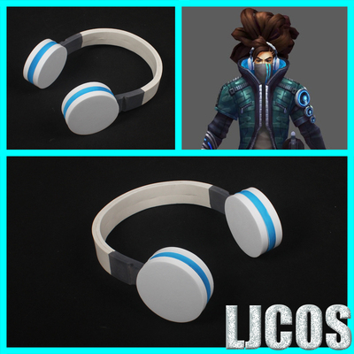 taobao agent [LJCOS] LOL League of Legends Real injury band Yasuo headset COSPLAY prop