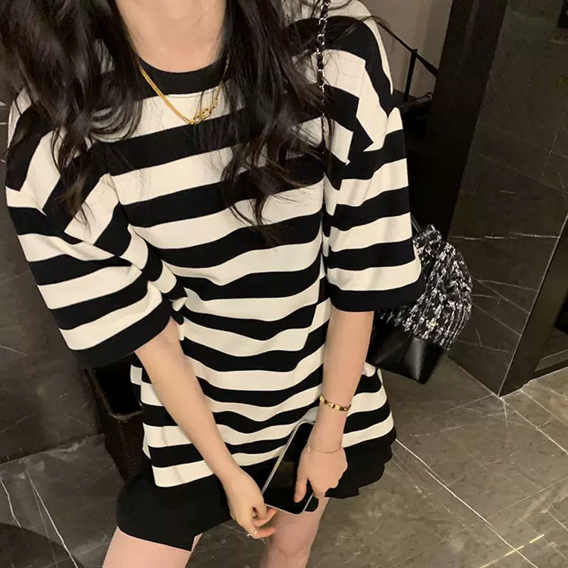 Tide, summer design T-shirt, with short sleeve, trend of season, loose fit