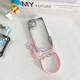 Pink Paw Print & Flower Charm iPhone Cute Cartoon Heat dissipation iPhone Case for iPhone 12 – 17