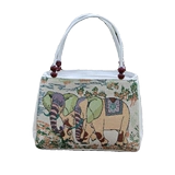 Женские сумки West Double версия с участием слона Peacock оба мешки для вышивки цветов добавить Golden Women Gord Woute Package Gift Pack