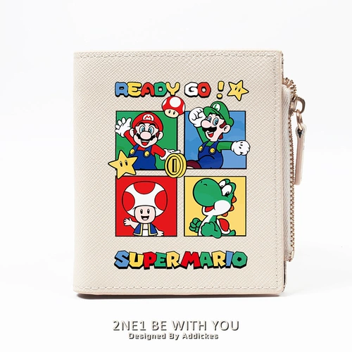 Brother, мультяшный бумажник, короткая сумка через плечо, кошелек, для средней школы